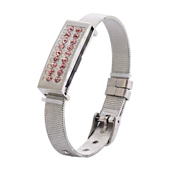Флешка Металлическая Браслет Bracelet Premium R221 Золотой - фото 1