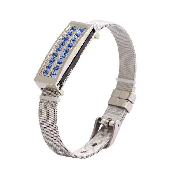 Флешка Металлическая Браслет Bracelet Premium R221 Золотой - фото 3