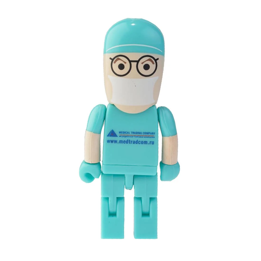 Флешка Пластиковая Медицинский персонал Medical Staff S230 Белый - фото 1