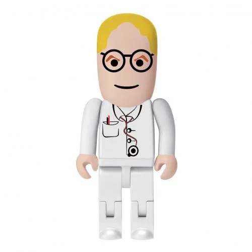 Флешка Пластиковая Медицинский персонал Medical Staff S230 Белый - фото 2