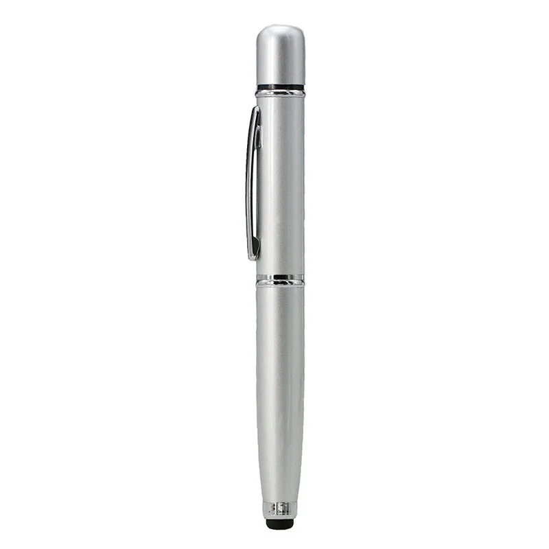 Флешка Металлическая Ручка Стилус Дорсум Pen Stylus Dorsum R240 Серебристый - фото 2