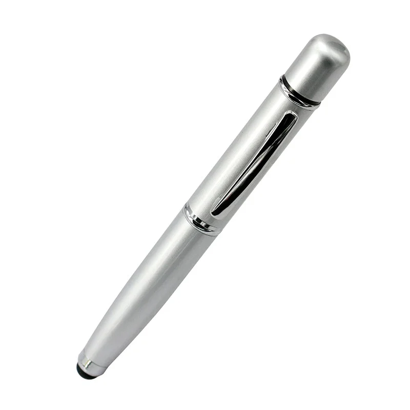 Флешка Металлическая Ручка Стилус Дорсум Pen Stylus Dorsum R240 Серебристый - фото 5