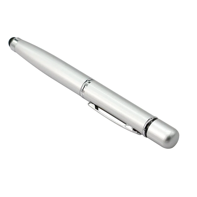 Флешка Металлическая Ручка Стилус Дорсум Pen Stylus Dorsum R240 Серебристый - фото 6