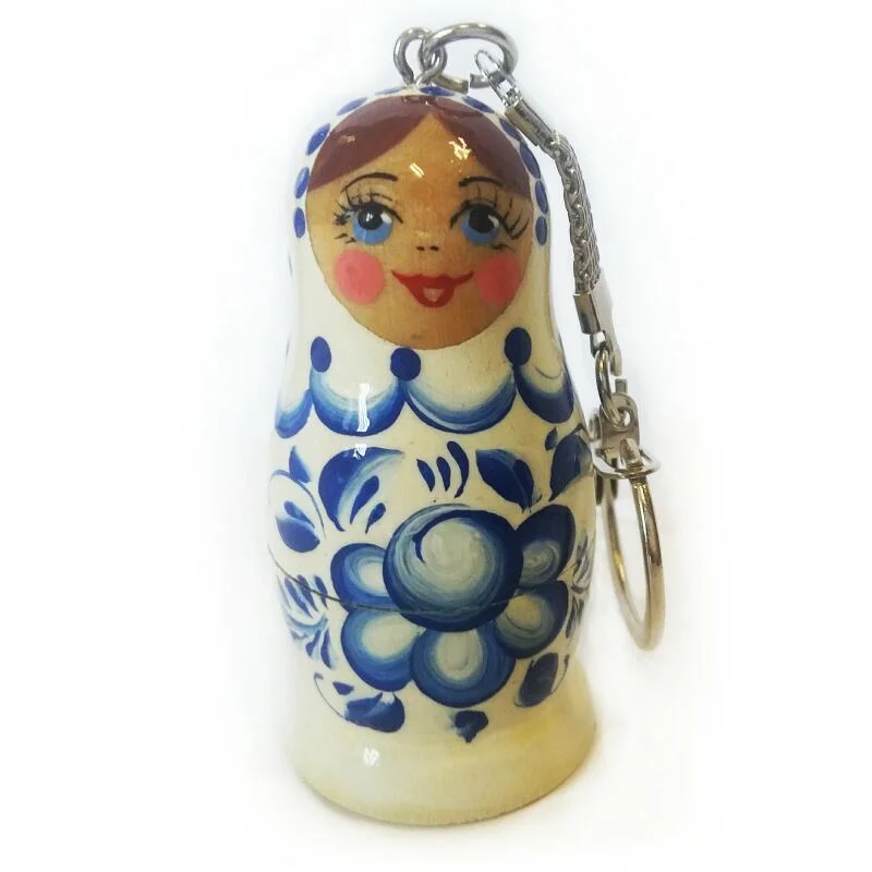 Флешка Деревянная Матрешка Matryoshka F256 Бежевый - фото 4