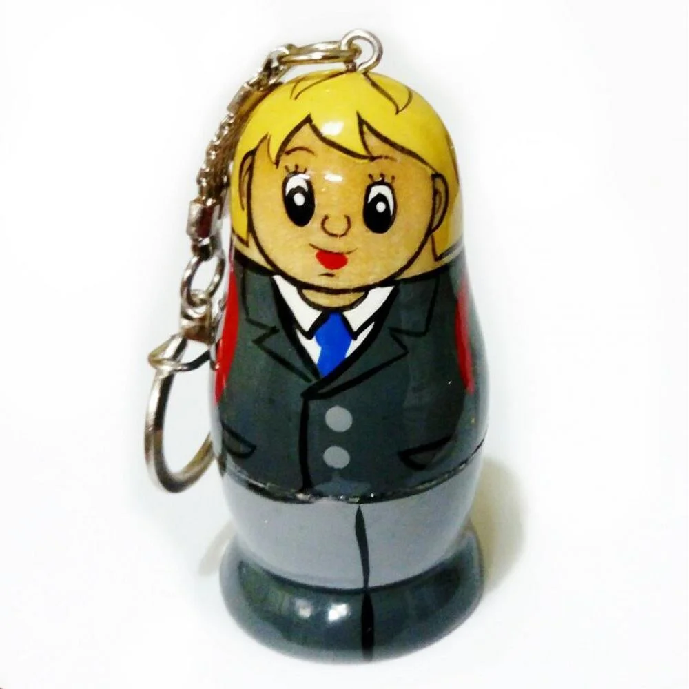 Флешка Деревянная Матрешка Matryoshka F256 Бежевый - фото 5