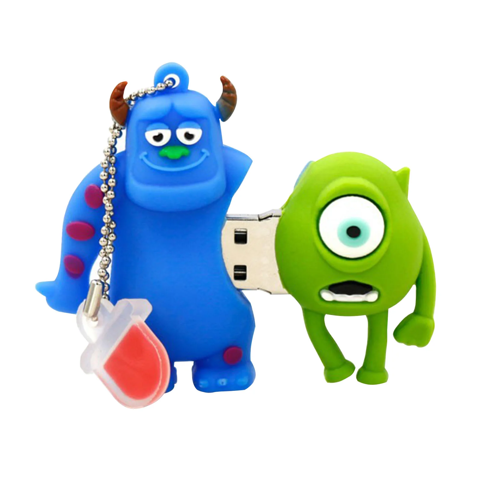 Флешка Резиновая Корпорация Монстров Monsters S261 Зеленый - фото 2