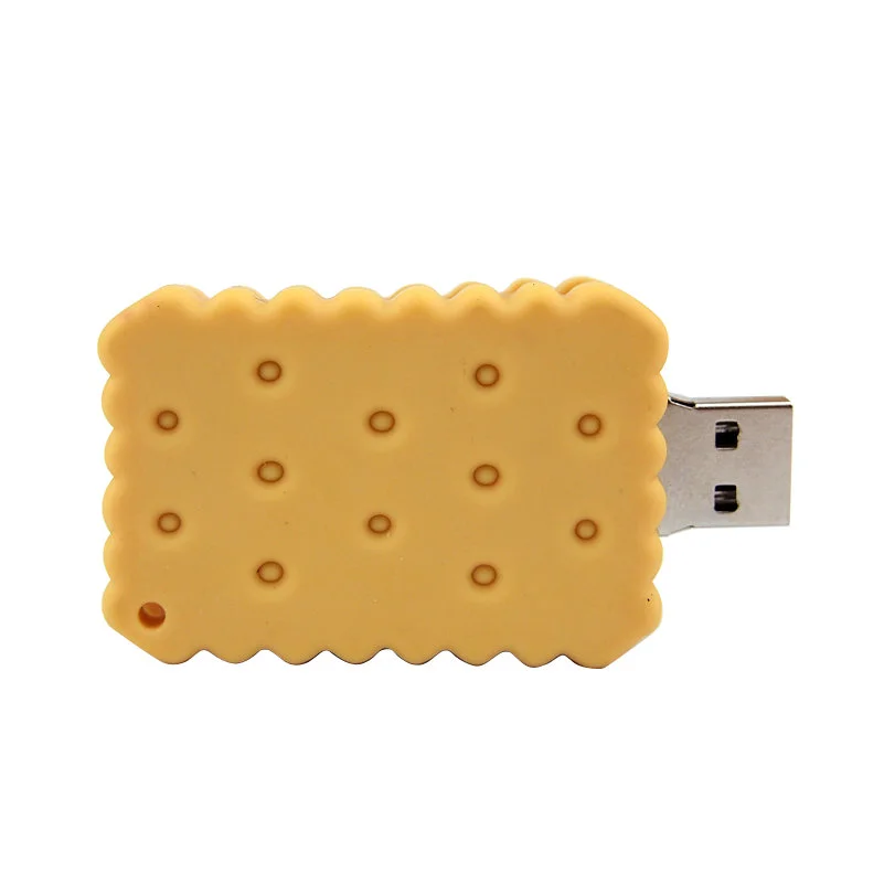 Флешка Резиновая Печенье Бисквит Biscuit Q312 - фото 1