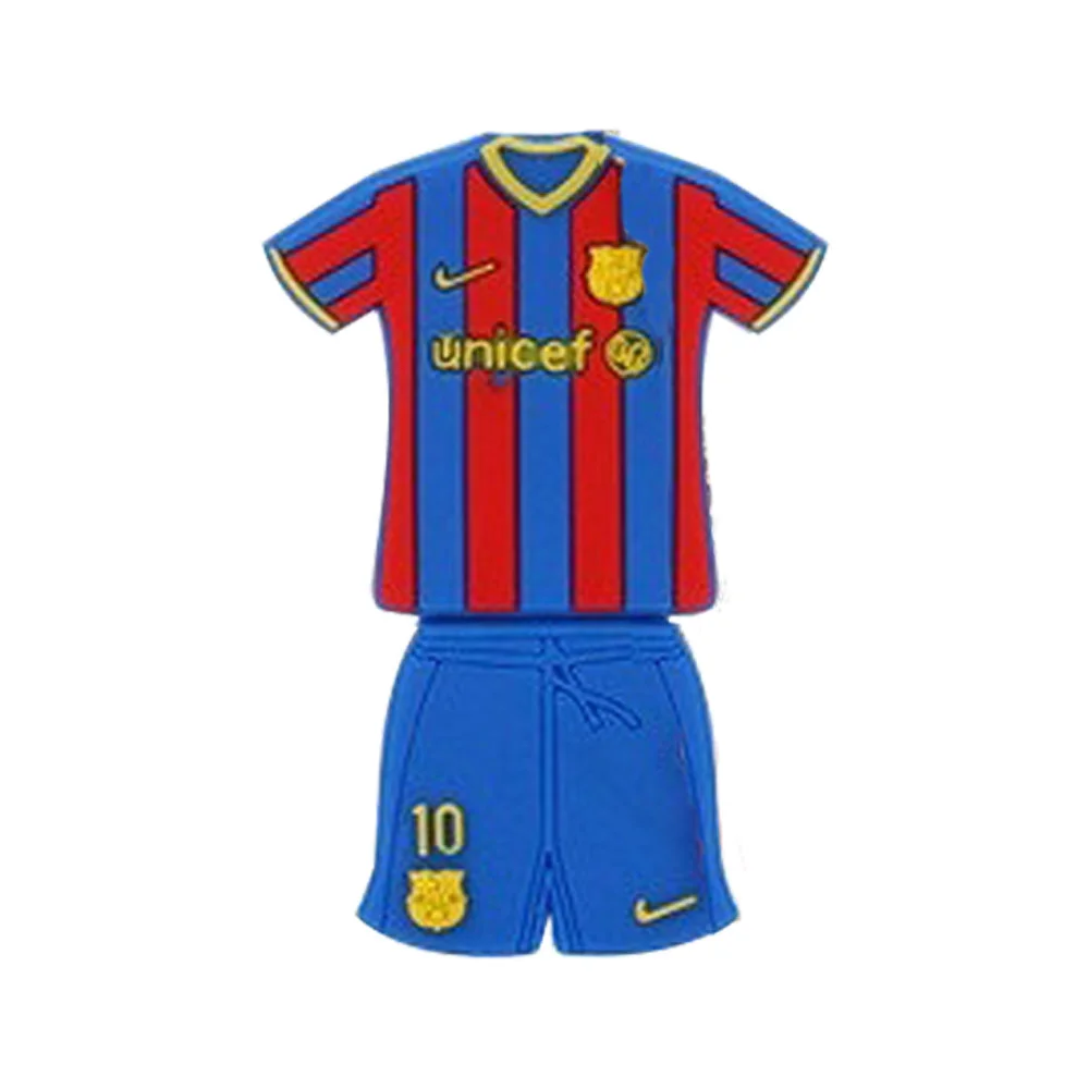 Флешка Резиновая Футбольная форма Soccer Uniform Q314 Белый - фото 3