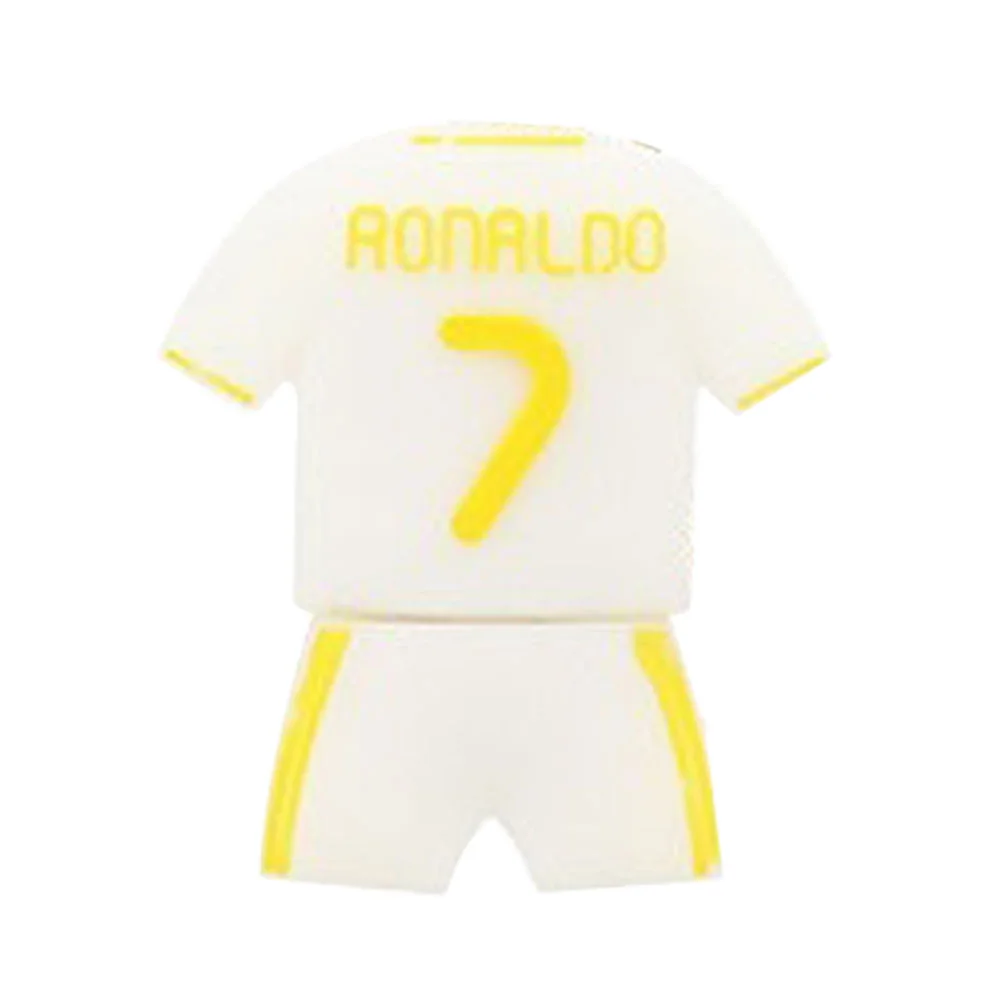 Флешка Резиновая Футбольная форма Soccer Uniform Q314 Белый - фото 5