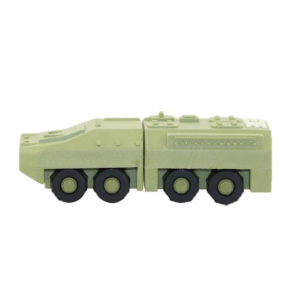 Флешка Резиновая Бронетранспортер Armored Carrier Q339 Зеленый - фото 10
