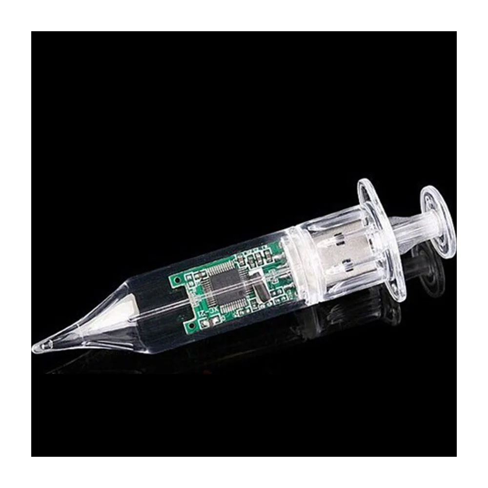 Флешка Пластиковая Шприц Syringes S349 Прозрачный - фото 7