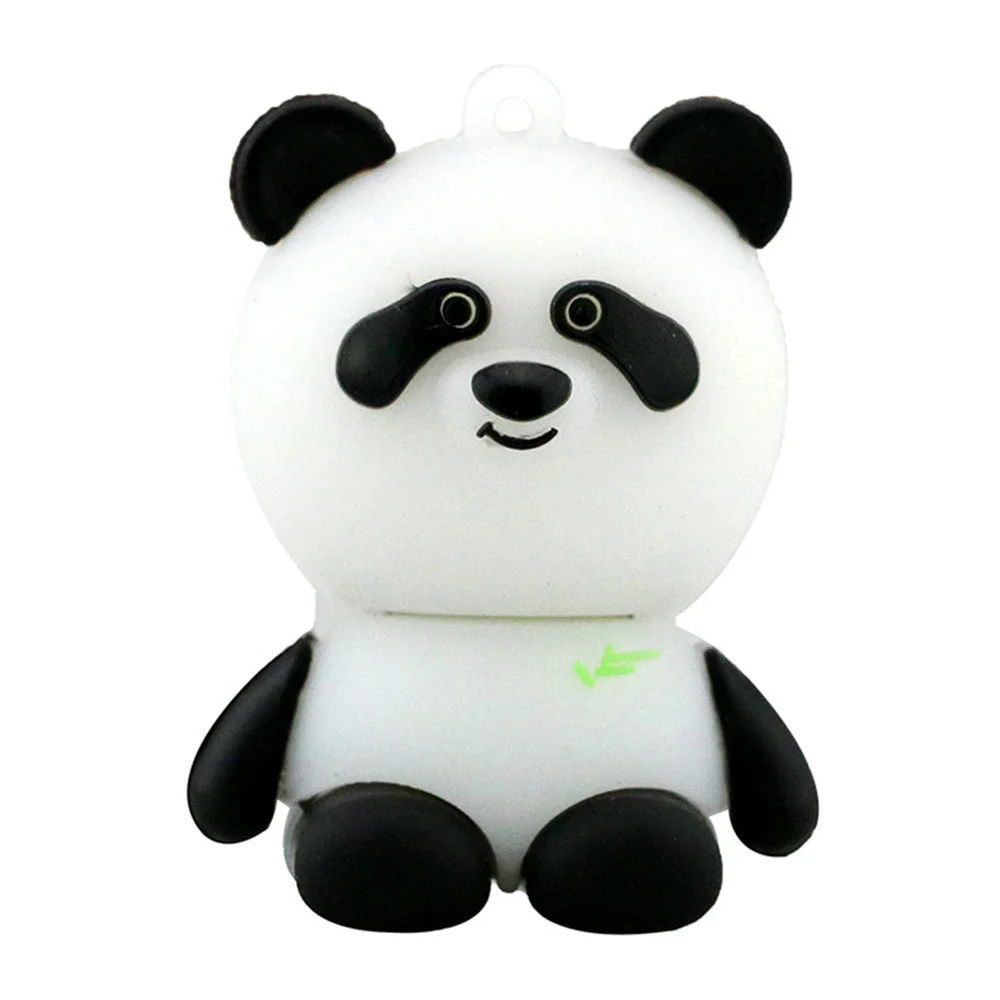 Флешка Резиновая Панда Panda Q350 Белый - фото 1