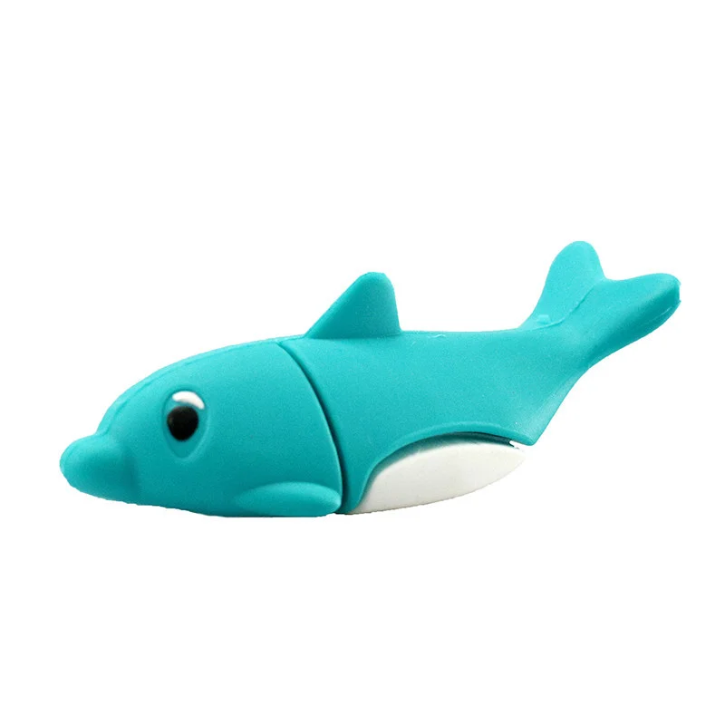 Флешка Резиновая Дельфин Dolphin Q359 - фото 1