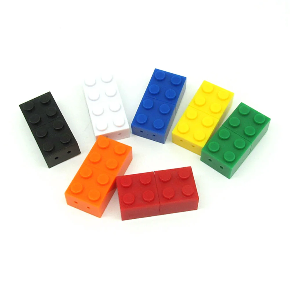 Флешка Пластиковая Лего Lego S351 Белый - фото 3