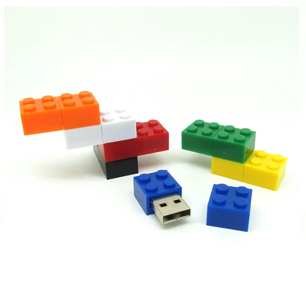 Флешка Пластиковая Лего Lego S351 Белый - фото 4