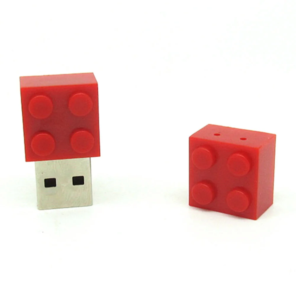 Флешка Пластиковая Лего Lego S351 Белый - фото 5