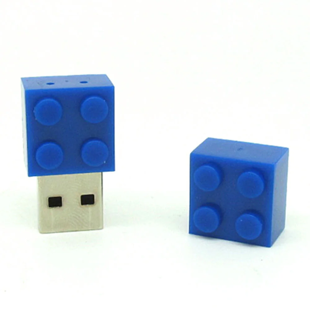 Флешка Пластиковая Лего Lego S351 Белый - фото 6