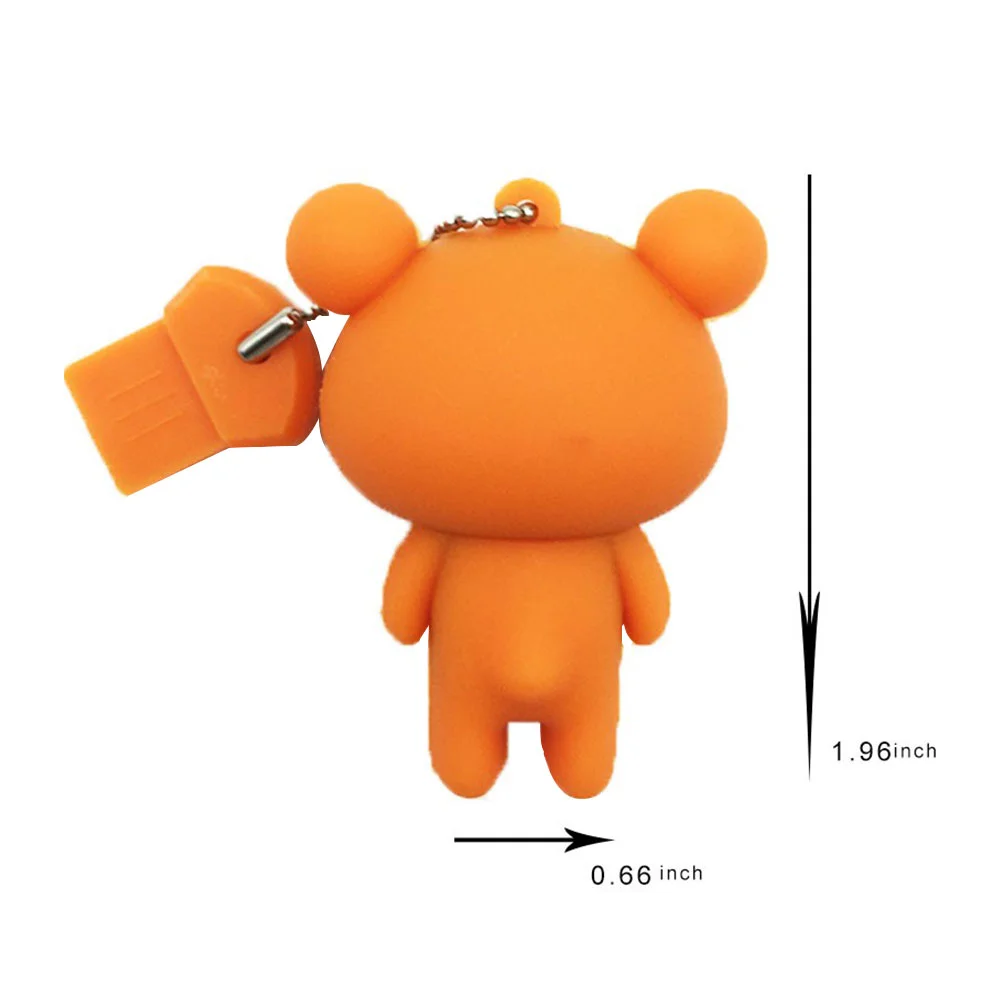 Флешка Резиновая Медведь Рилаккума Bear Rilakkuma Q364 Оранжевый - фото 10