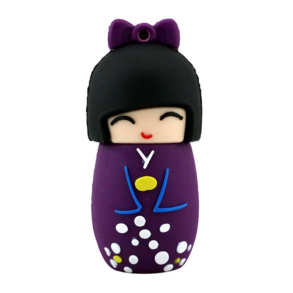 Флешка Резиновая Японская Кукла Japanese Doll Q365 Белый - фото 10