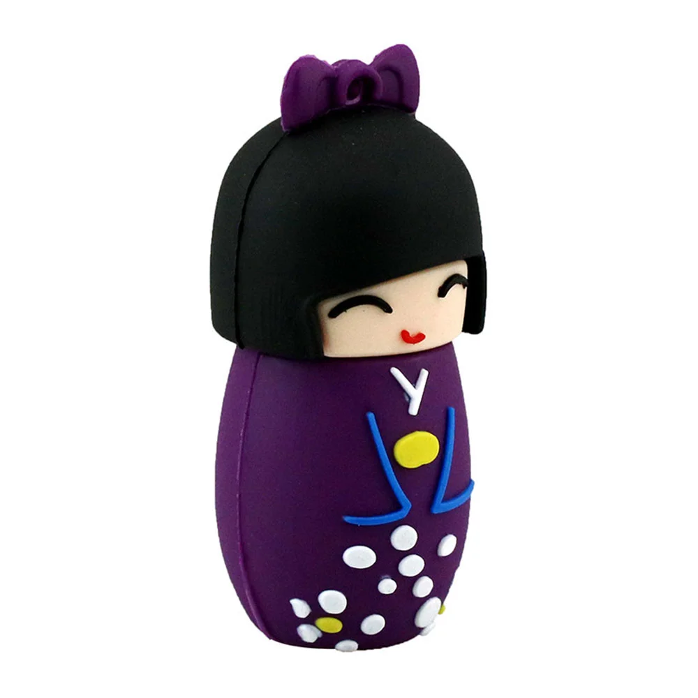 Флешка Резиновая Японская Кукла Japanese Doll Q365 Белый - фото 8