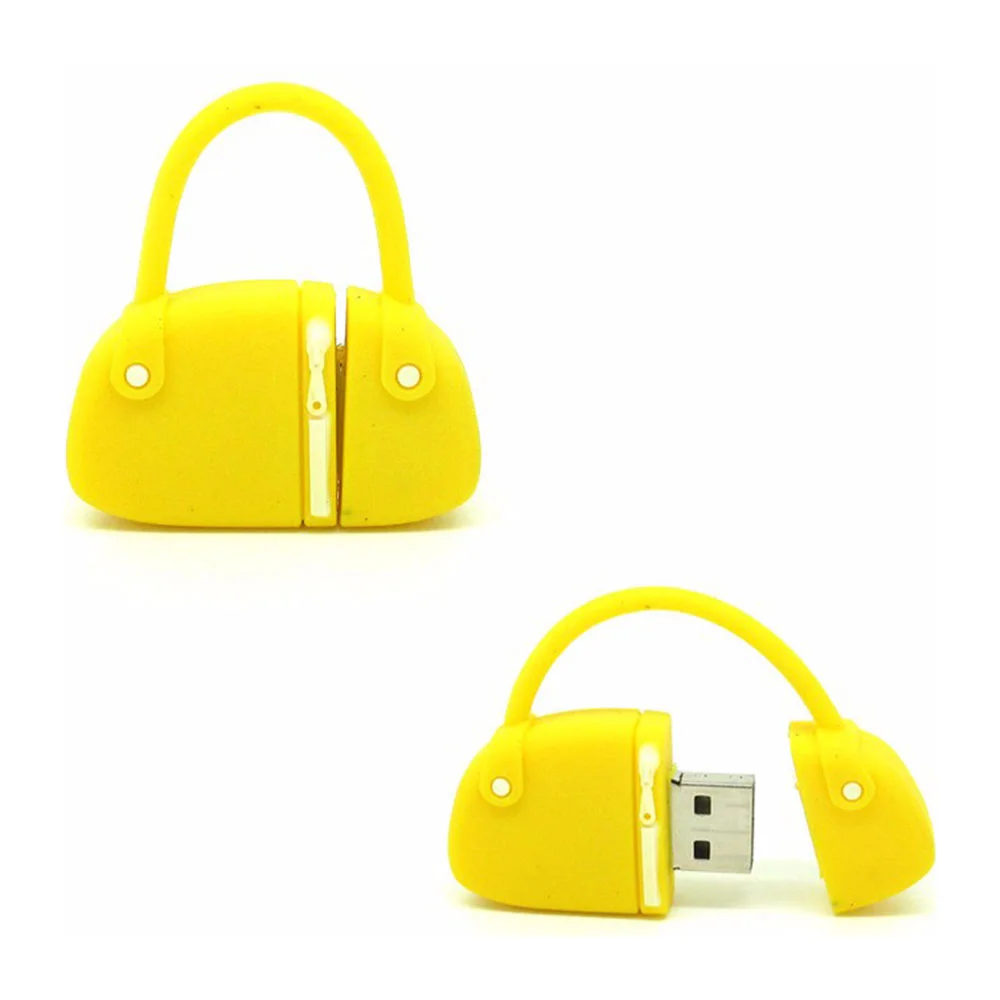 Флешка Резиновая Женская Сумка Womens Bag Q369 Желтый - фото 10