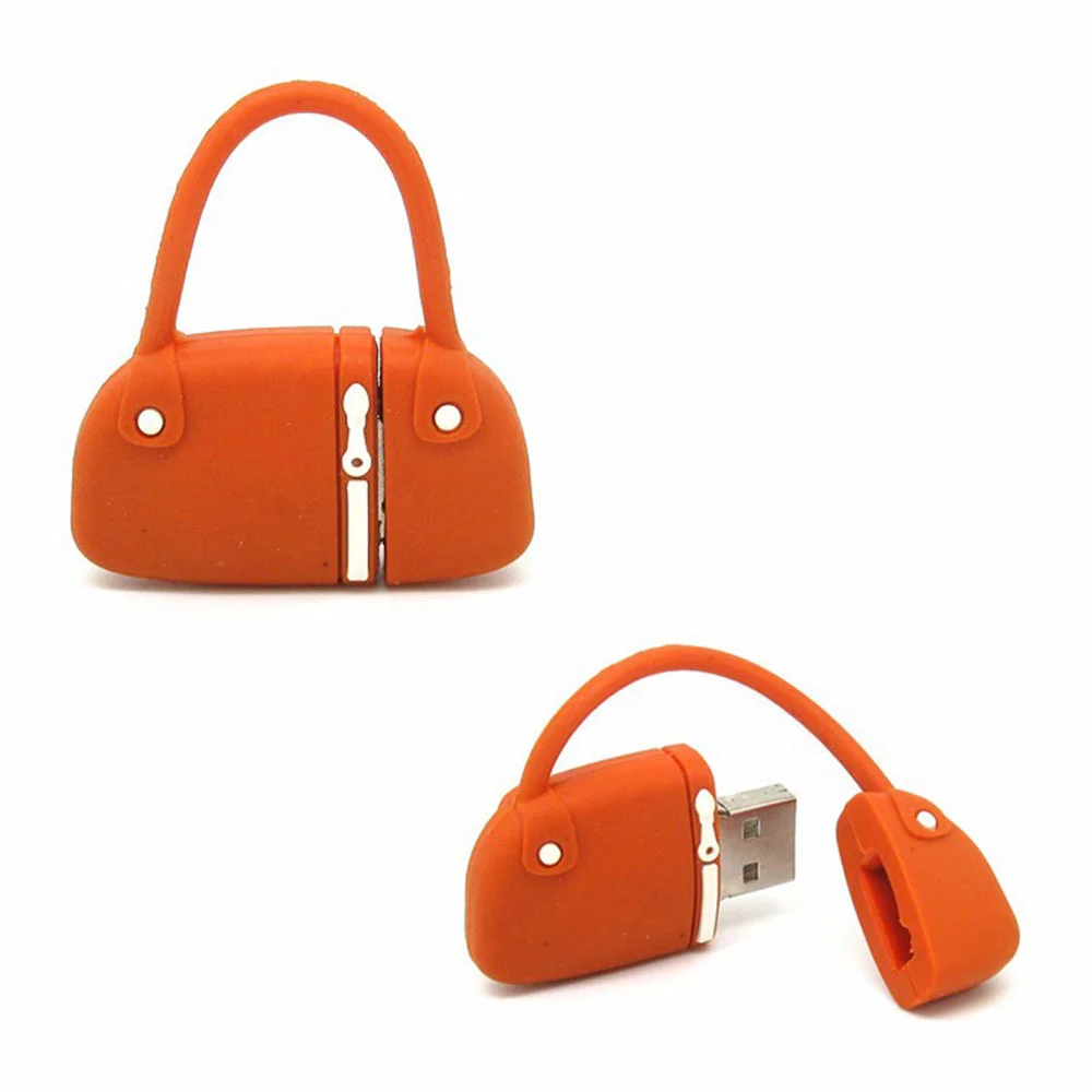 Флешка Резиновая Женская Сумка Womens Bag Q369 Желтый - фото 2