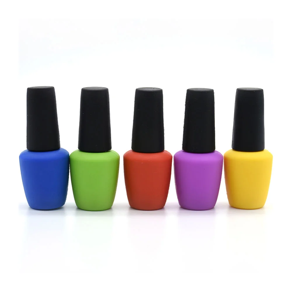 Флешка Резиновая Лак для Ногтей Nail Varnish Q370 Желтый - фото 4