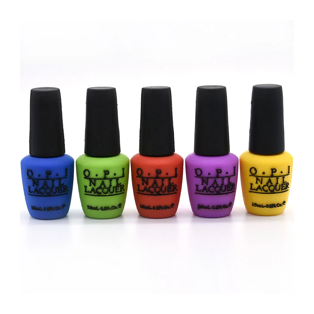 Флешка Резиновая Лак для Ногтей Nail Varnish Q370 Желтый - фото 6
