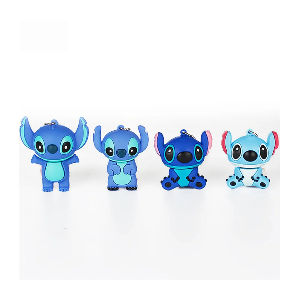 Флешка Резиновая Лило и Стич Lilo and Stitch Q371 Голубой - фото 3