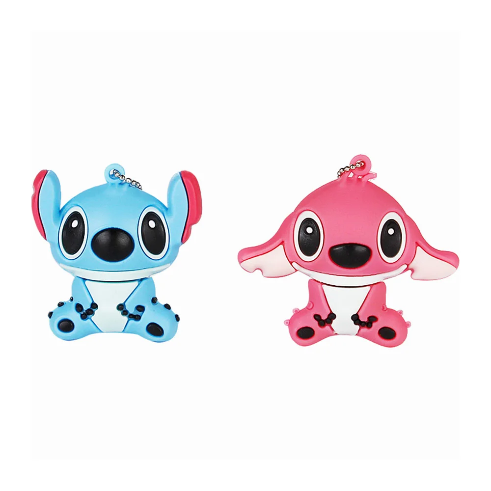 Флешка Резиновая Лило и Стич Lilo and Stitch Q371 Голубой - фото 4