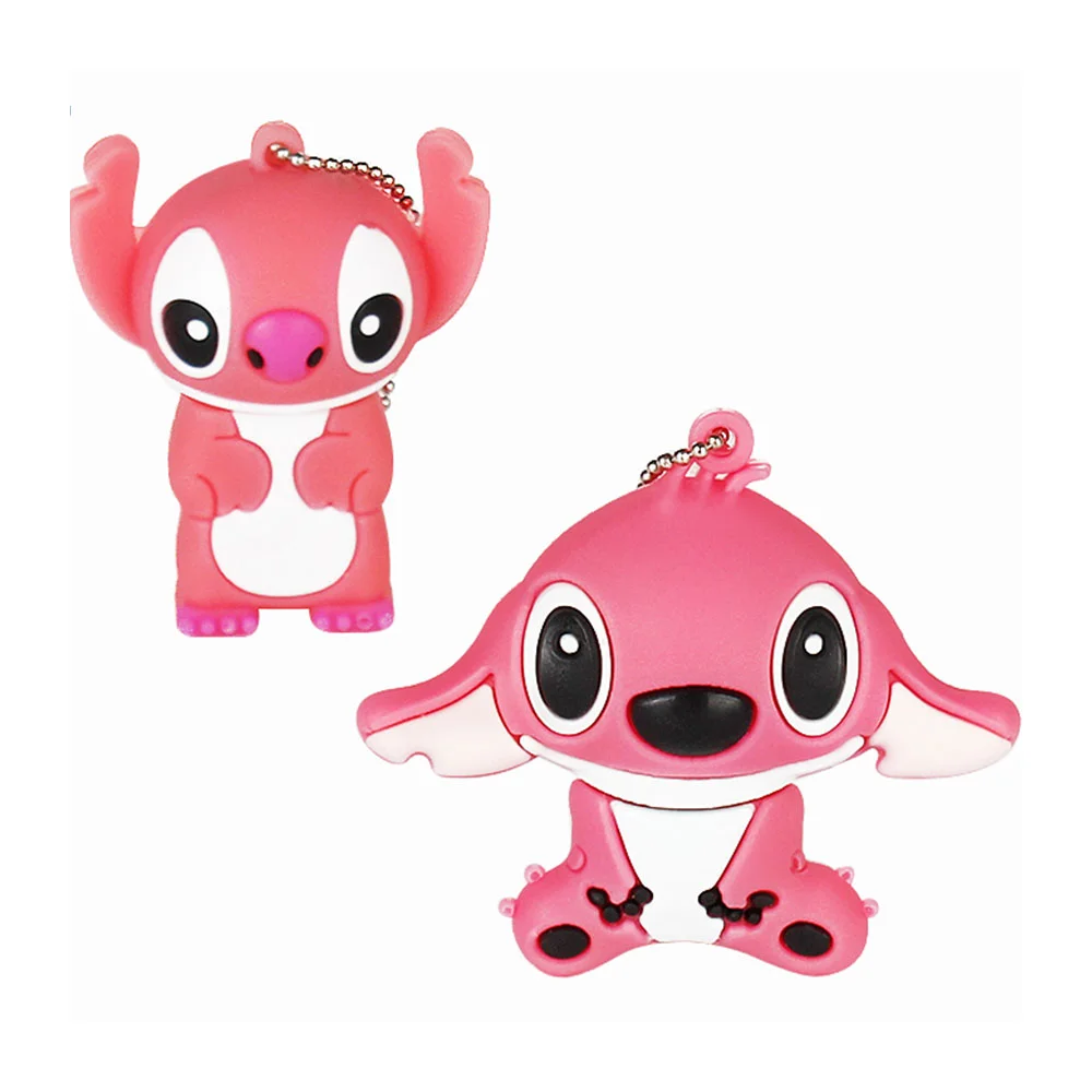 Флешка Резиновая Лило и Стич Lilo and Stitch Q371 Голубой - фото 9