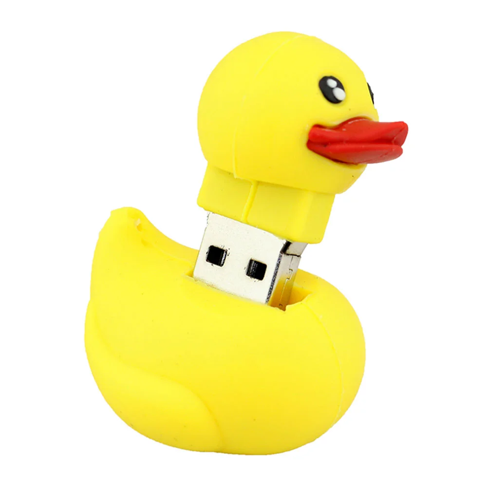 Флешка Резиновая Утка Duck Q372 Желтый - фото 3