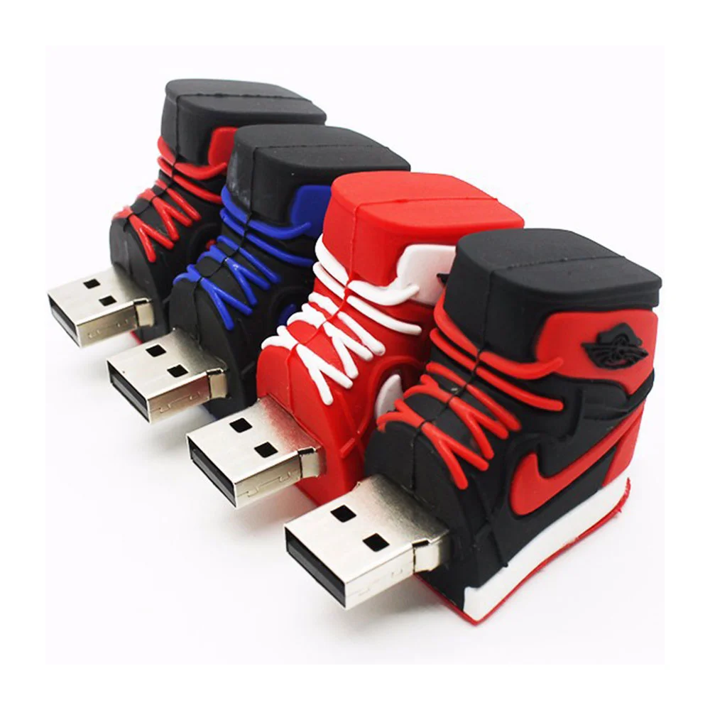 Флешка Резиновая Кроссовки Shoes Q380 Белый - фото 10