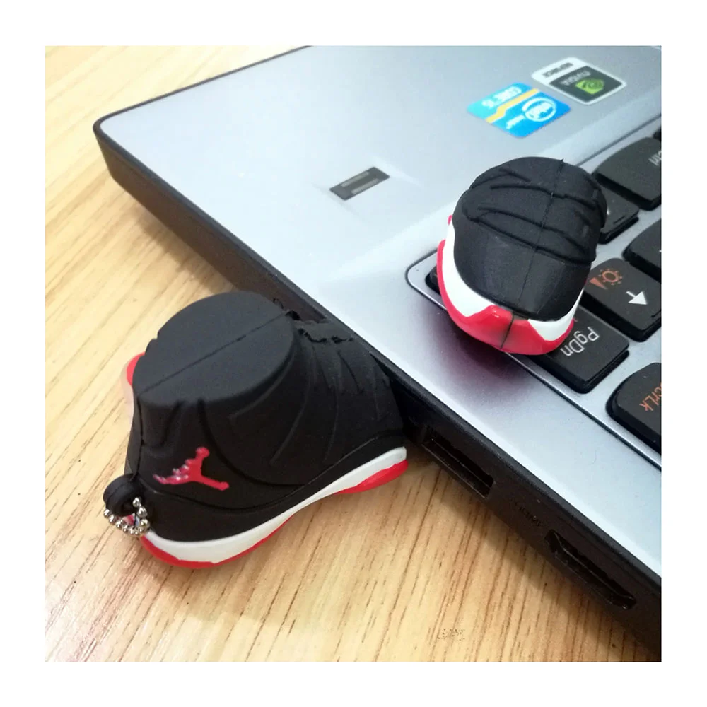 Флешка Резиновая Кроссовки Shoes Q380 Белый - фото 9