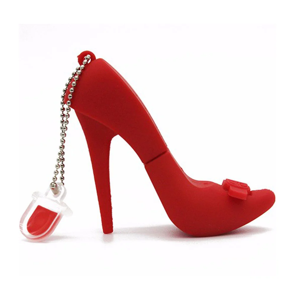 Флешка Резиновая Туфли Женские Womens Shoes Q381 Желтый - фото 10
