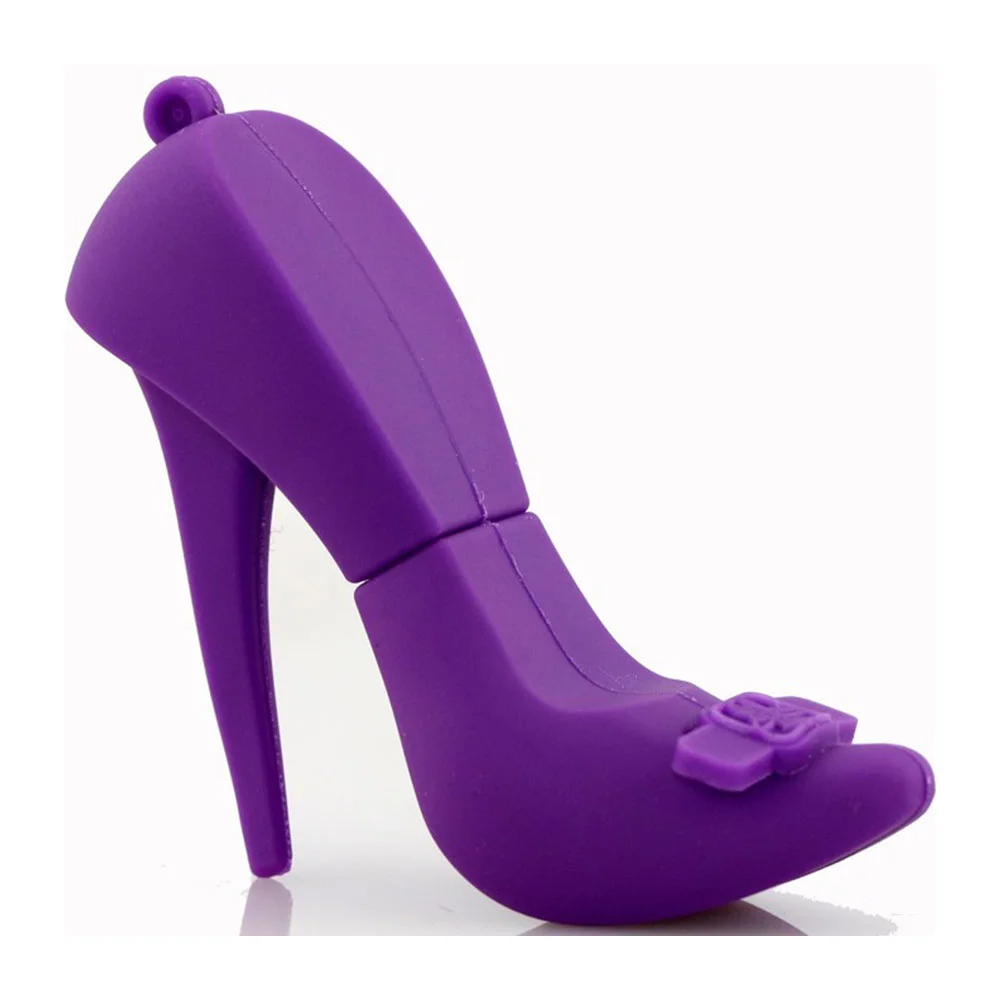 Флешка Резиновая Туфли Женские Womens Shoes Q381 Желтый - фото 5