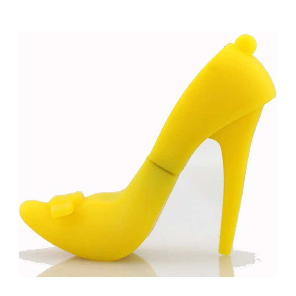 Флешка Резиновая Туфли Женские Womens Shoes Q381 Желтый - фото 8