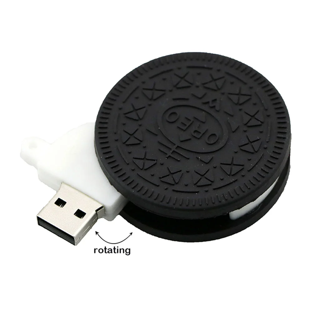Флешка Резиновая Орео Oreo Q439 Белый - фото 7
