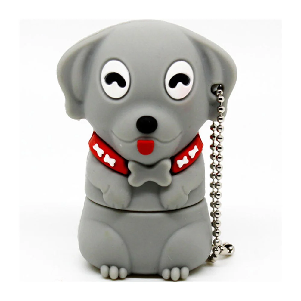 Флешка Резиновая Смешная Собака Funny Dog Q383 - фото 1