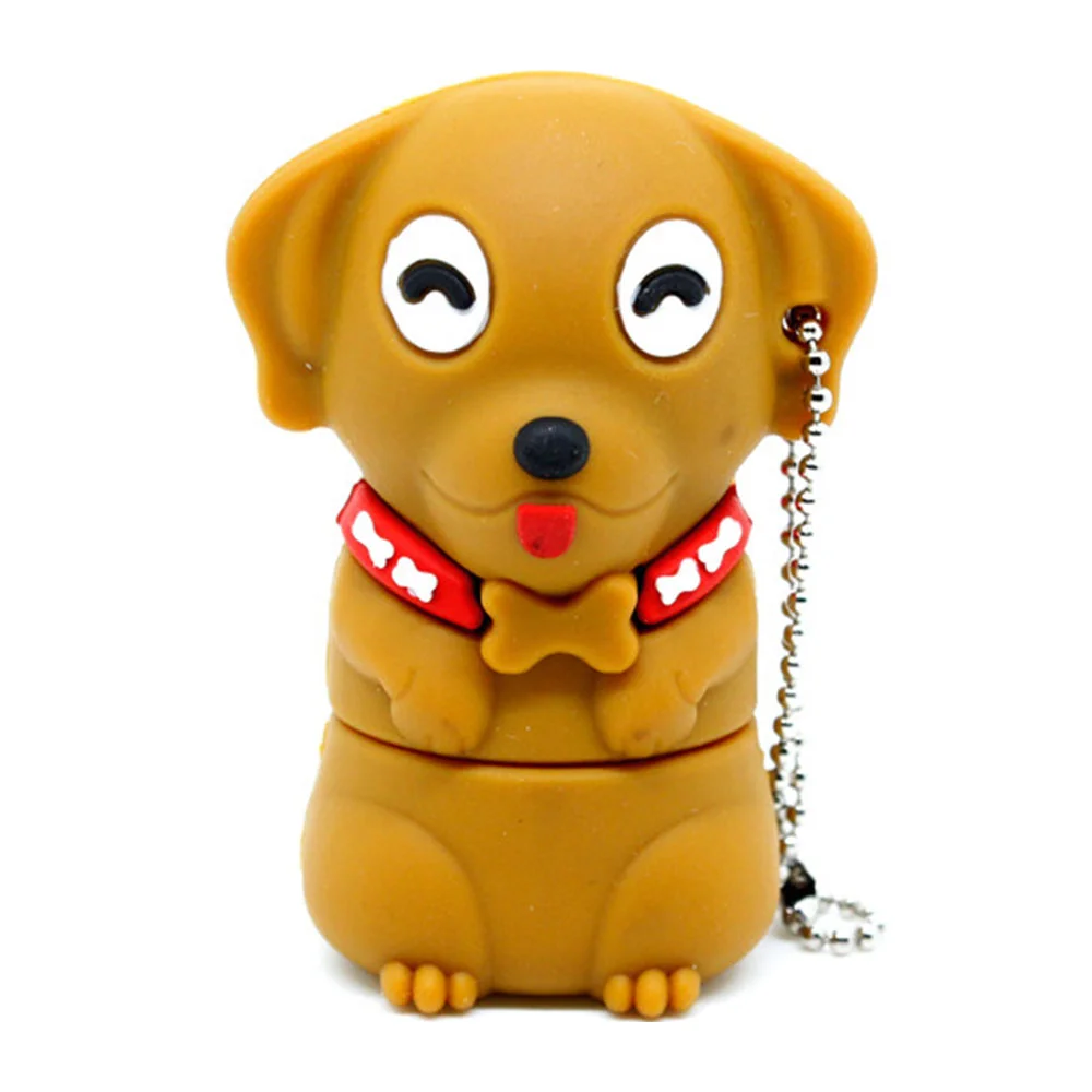 Флешка Резиновая Смешная Собака Funny Dog Q383 Белый - фото 2