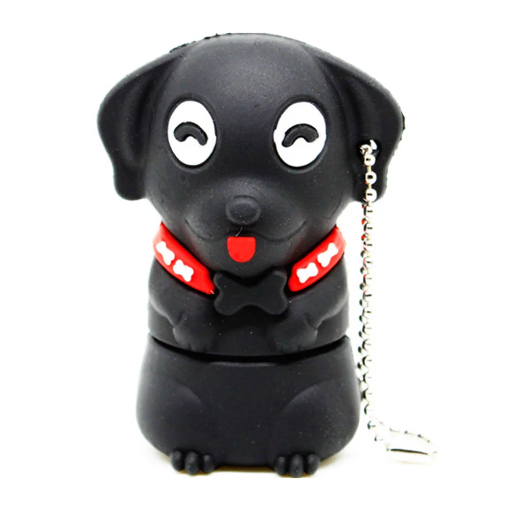 Флешка Резиновая Смешная Собака Funny Dog Q383 Белый - фото 3