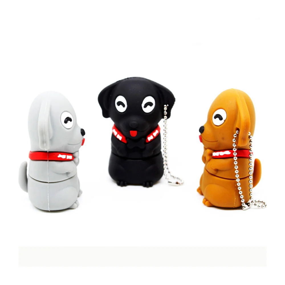 Флешка Резиновая Смешная Собака Funny Dog Q383 Белый - фото 4