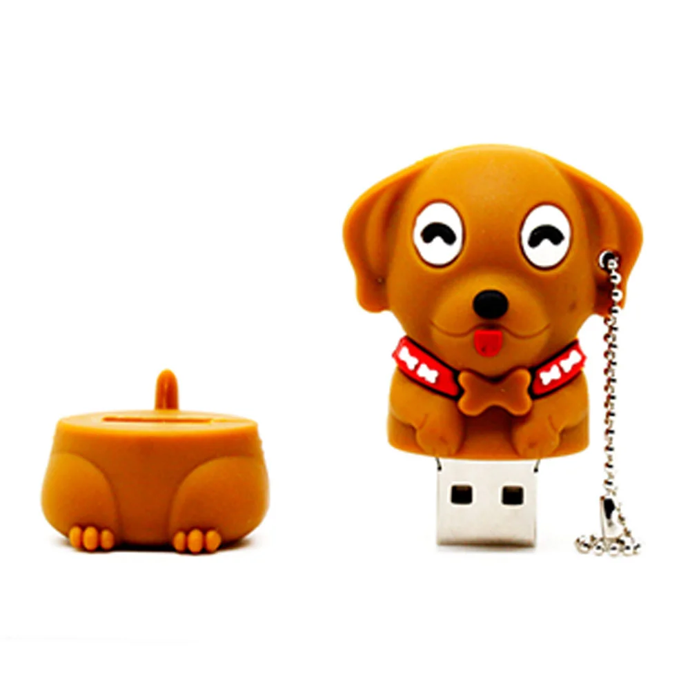Флешка Резиновая Смешная Собака Funny Dog Q383 Белый - фото 7
