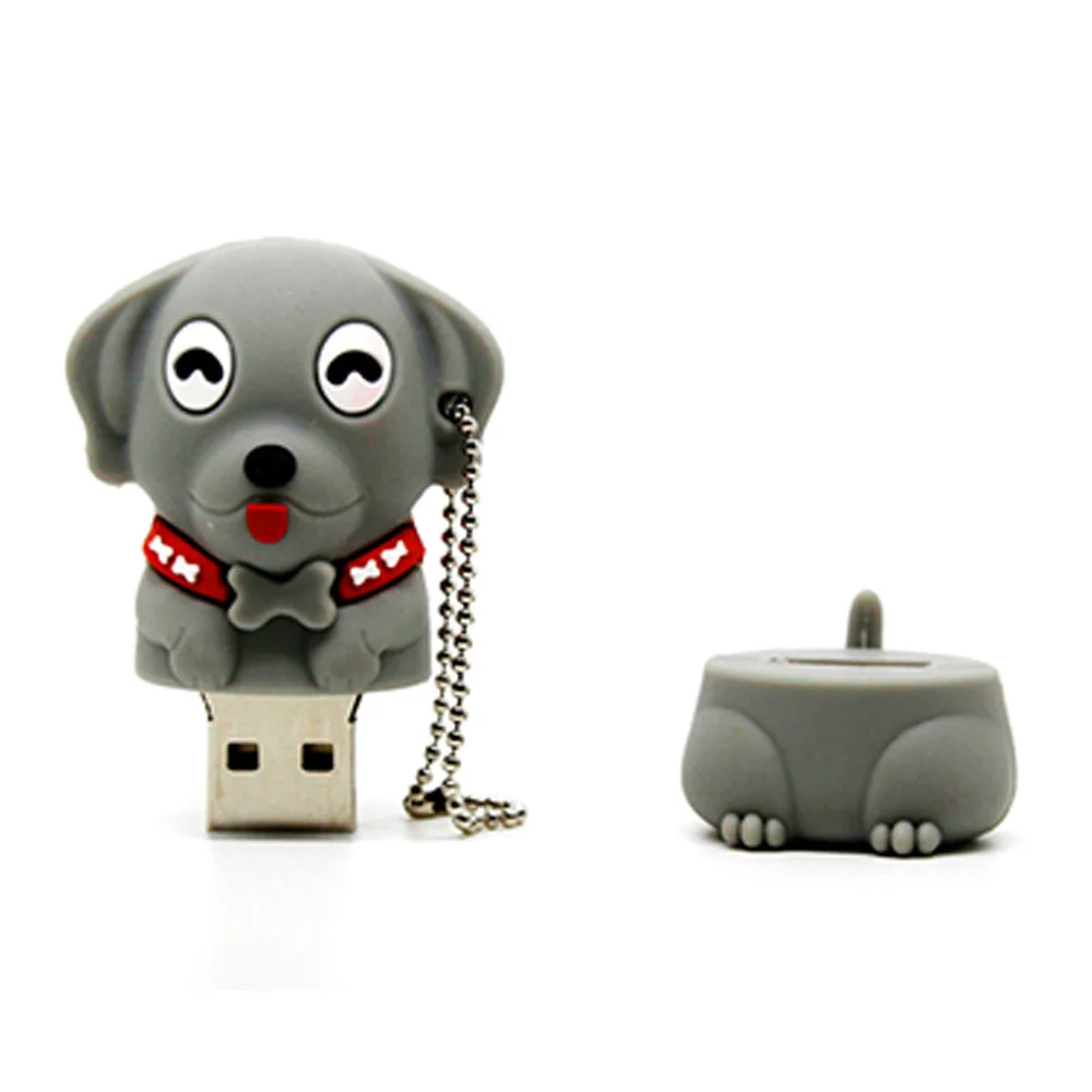 Флешка Резиновая Смешная Собака Funny Dog Q383 Белый - фото 9