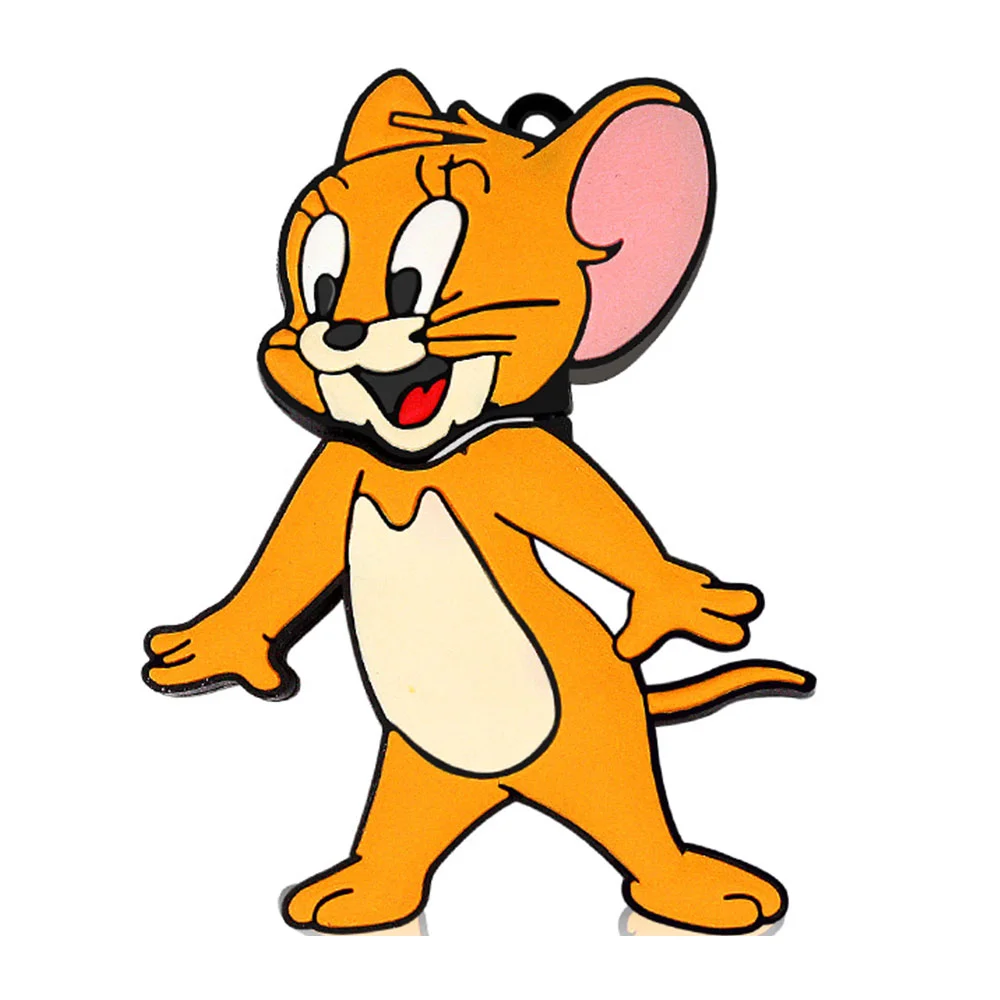 Флешка Резиновая Том и Джерри Tom and Jerry Q384 Оранжевый - фото 3