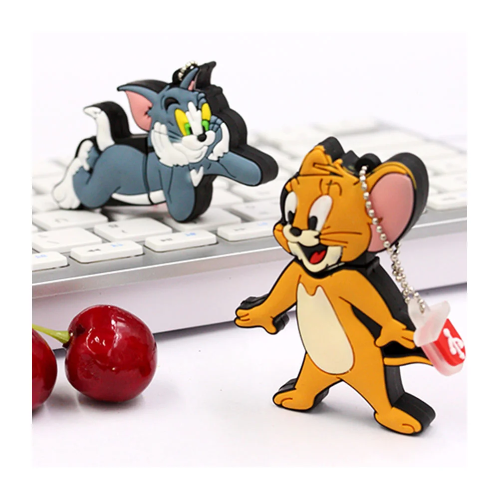 Флешка Резиновая Том и Джерри Tom and Jerry Q384 Оранжевый - фото 9