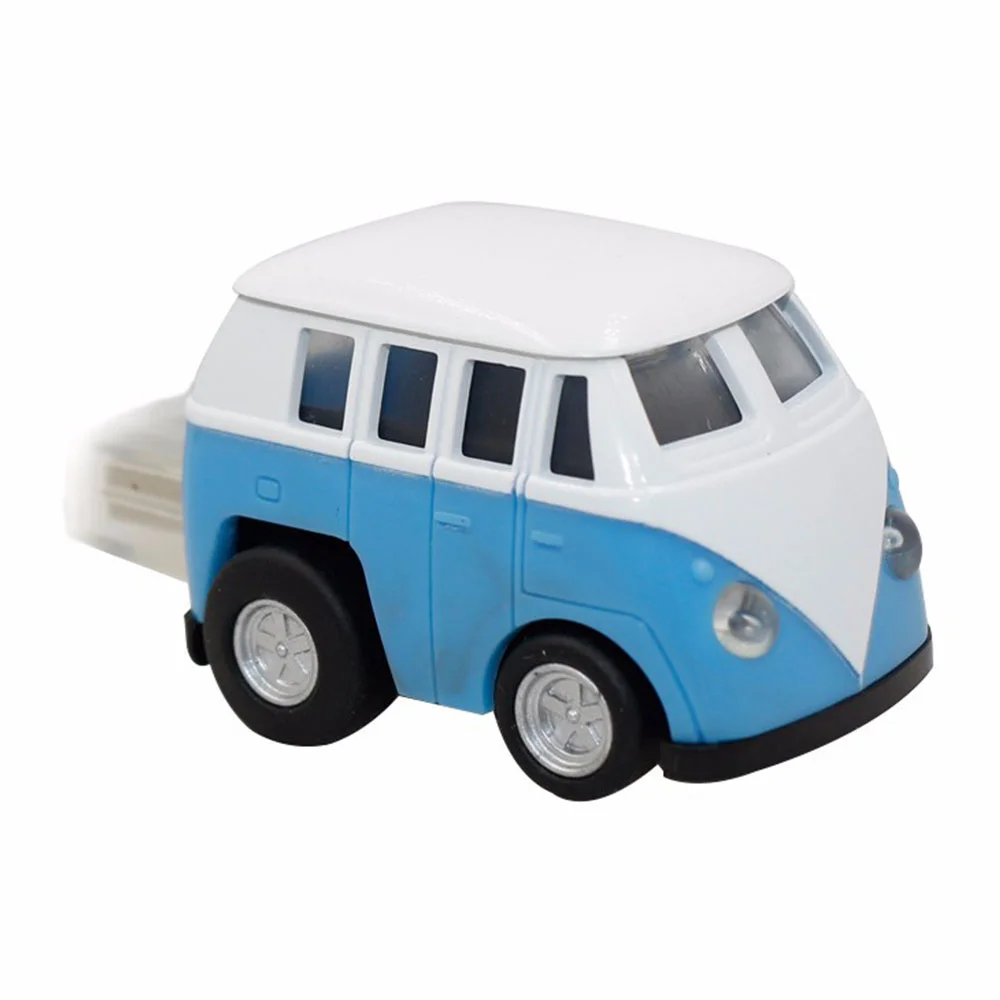 Флешка Пластиковая Хиппи Автобус Hippy Bus S385 Белый - фото 1