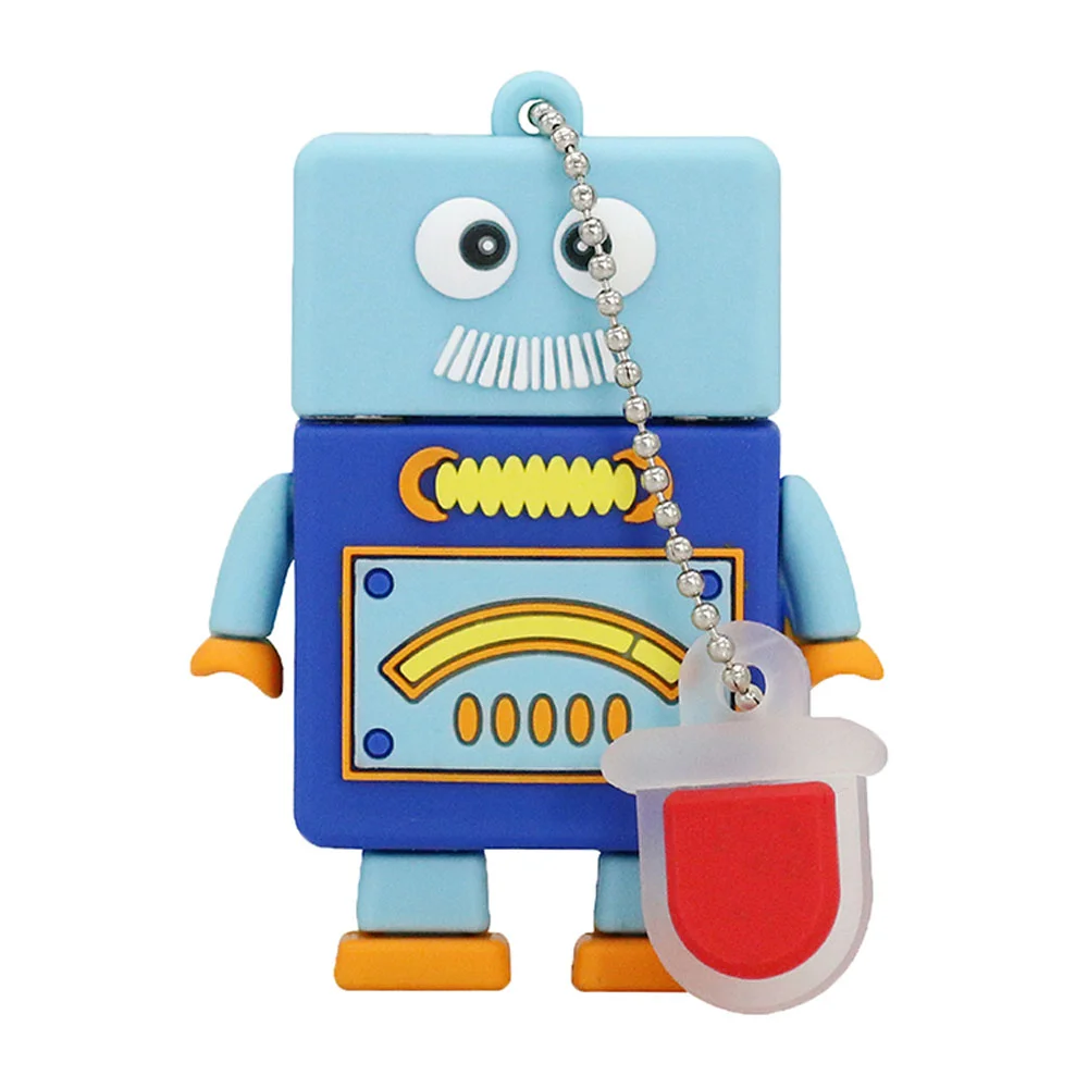 Флешка Резиновая Робот Зендер Robot Zender Q393 - фото 1