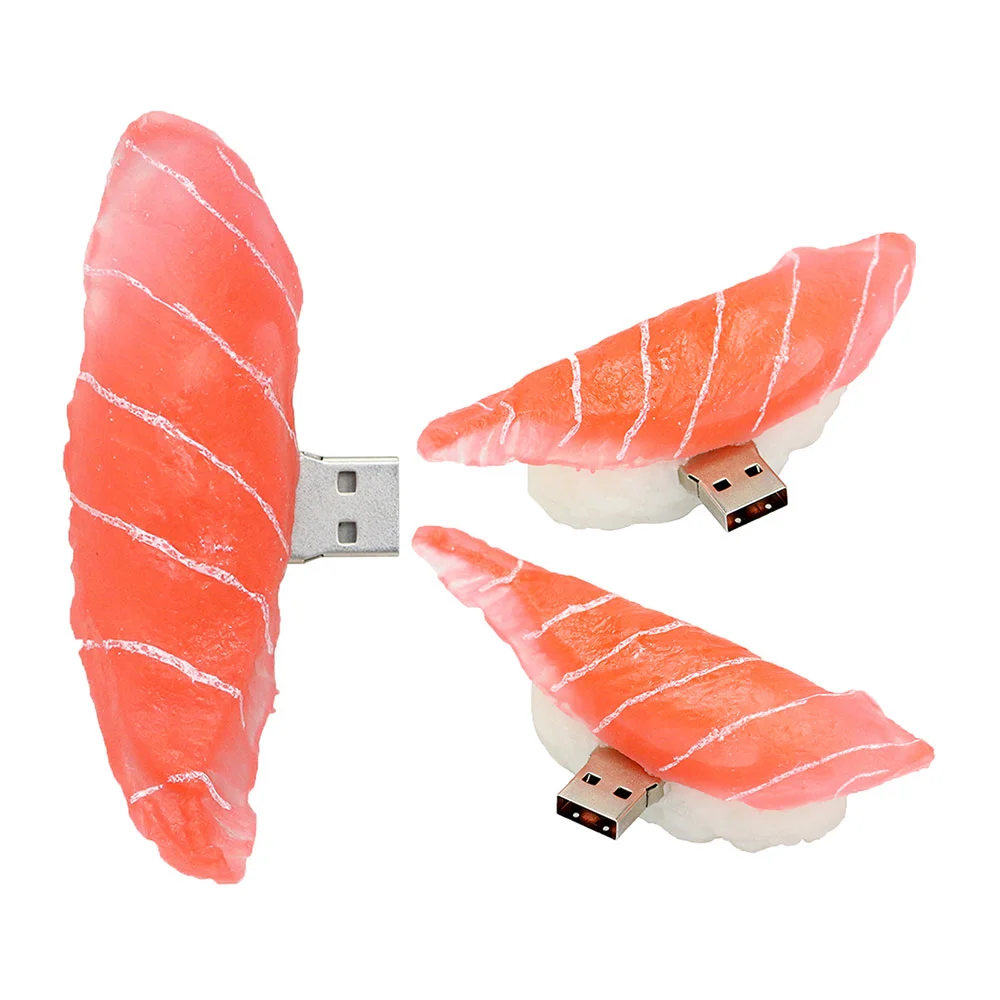 Флешка Резиновая Суши "Sushi" Q396 Белый - фото 3
