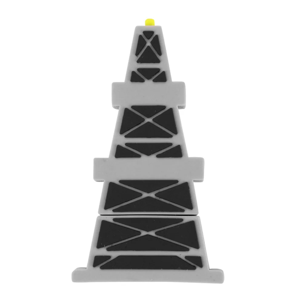 Флешка Резиновая Вышка "Tower" Q307 Желтый - фото 3